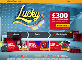 The welcome offers of Betfair Casino