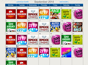 EU Casino Bonus Calendar