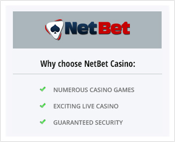 Advantages of NetBet Casino